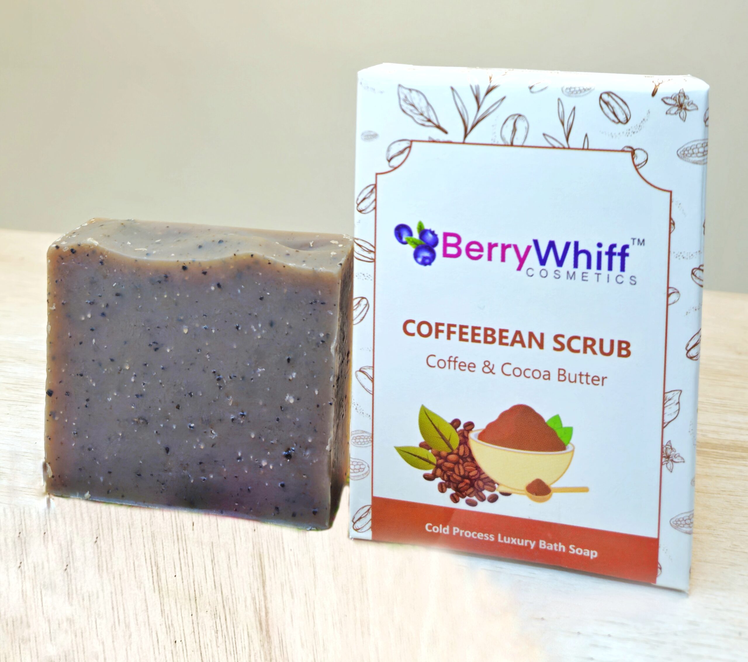 BerryWhiff Cosmetics - Coffee Bean Scrub (Pack of 3)